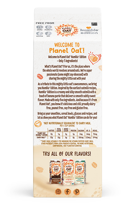 Planet Oat Humble Edition Oatmilk
