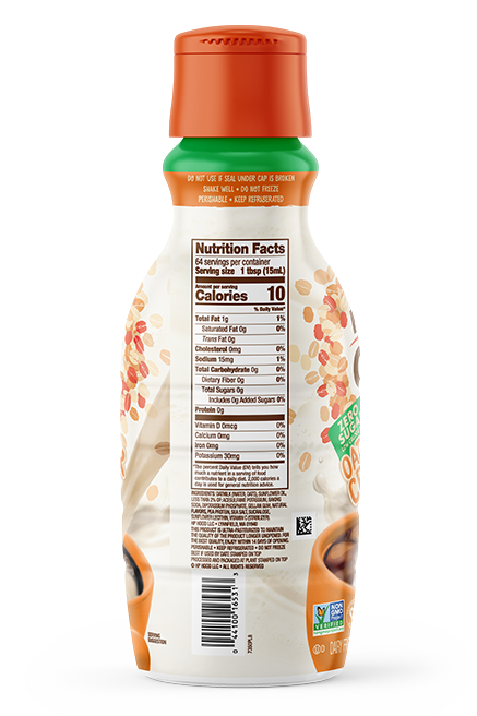 Planet Oat Creamer Caramel Sugar Free 32oz Right