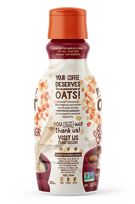 Planet Oat Creamer Coffee Cake 32oz Left