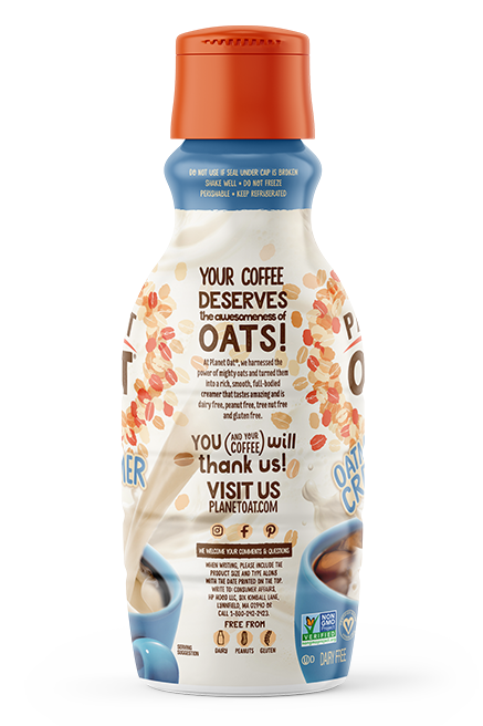 Planet Oat Creamer French Vanilla 32oz Left