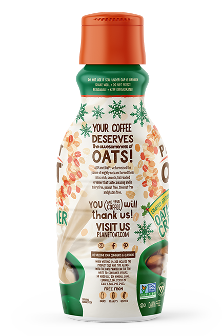 Planet Oat Creamer Gingerbread 32oz Left