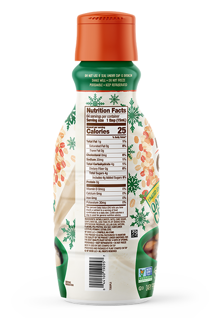Planet Oat Creamer Gingerbread 32oz Right