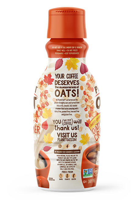 Planet Oat Creamer Pumpkin Spice 32oz Left