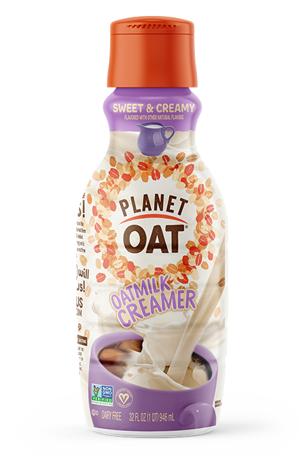 Planet Oat Creamer Sweet and Creamy 32oz Front
