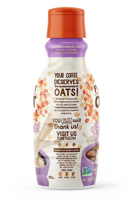 Planet Oat Creamer Sweet and Creamy 32oz Left