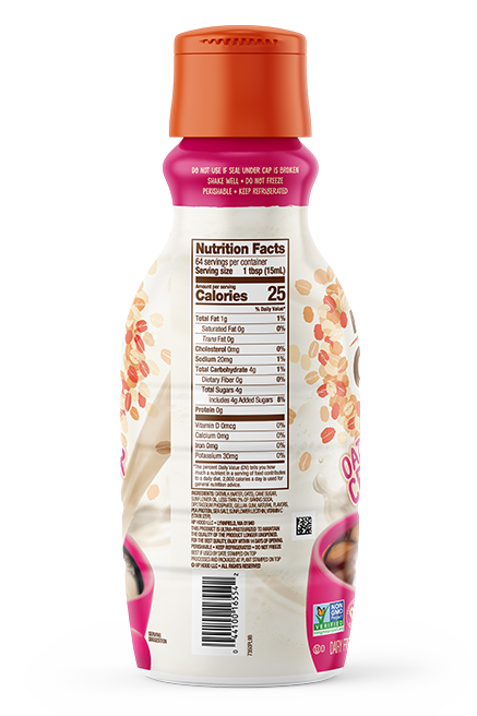 Planet Oat Creamer White Chocolate Raspberry 32oz Right