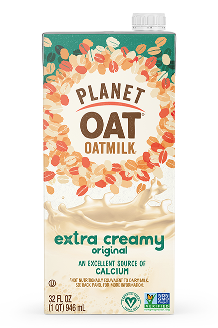 Planet Oat Extra Creamy Oatmilk Aseptic 32oz Front