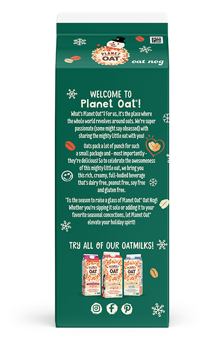 Planet Oat Oat Nog 52oz Back