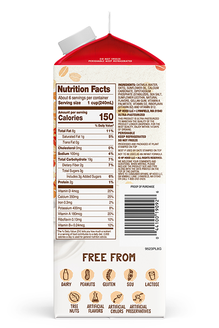 Planet Oat Oatmilk Barista Lovers 52oz Right