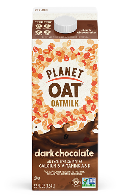 Planet Oat Oatmilk Dark Chocolate 52oz Front