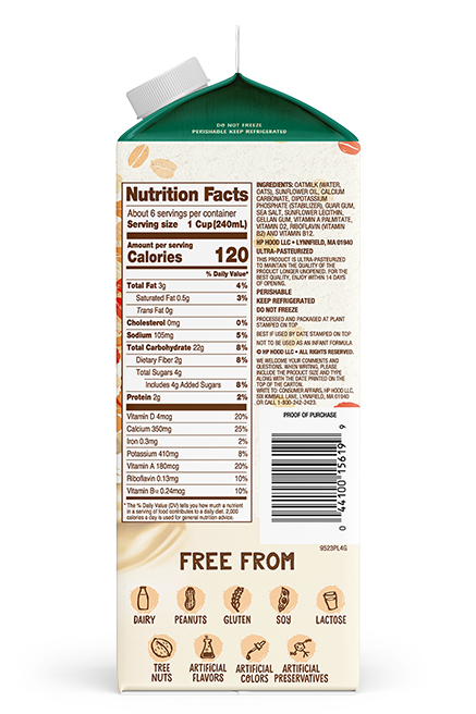 Planet Oat Oatmilk Extra Creamy 52oz Right