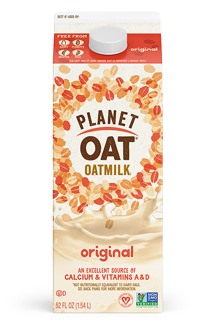 Planet Oat Oatmilk Original 52oz Front