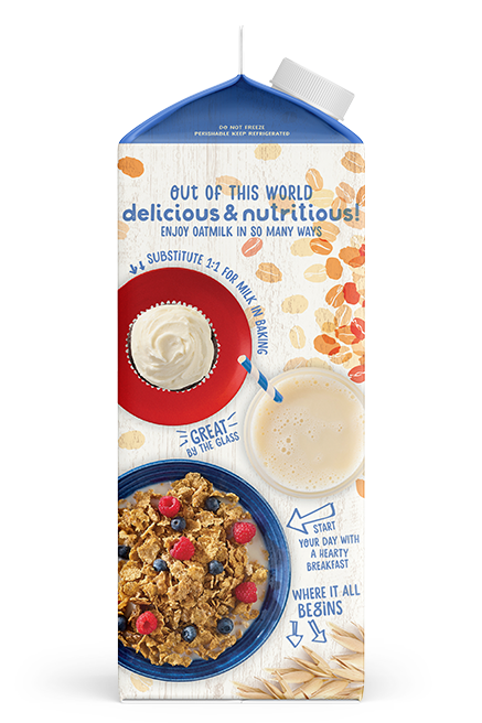 Planet Oat Oatmilk Vanilla 52oz Left