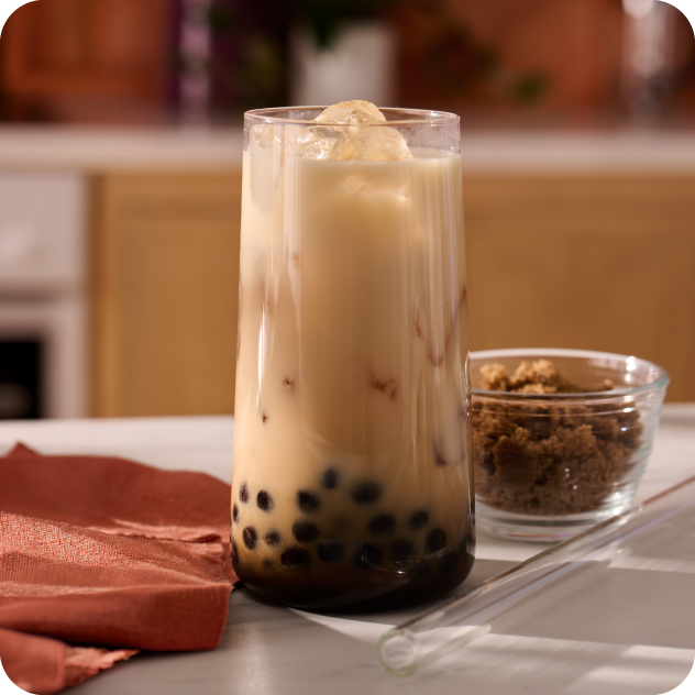 brown sugar oatmilk boba