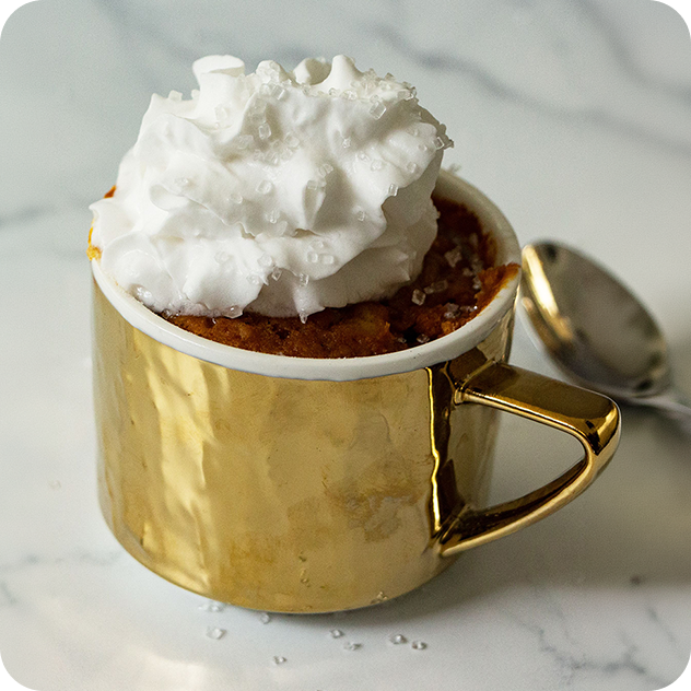 gingerbread mug cake