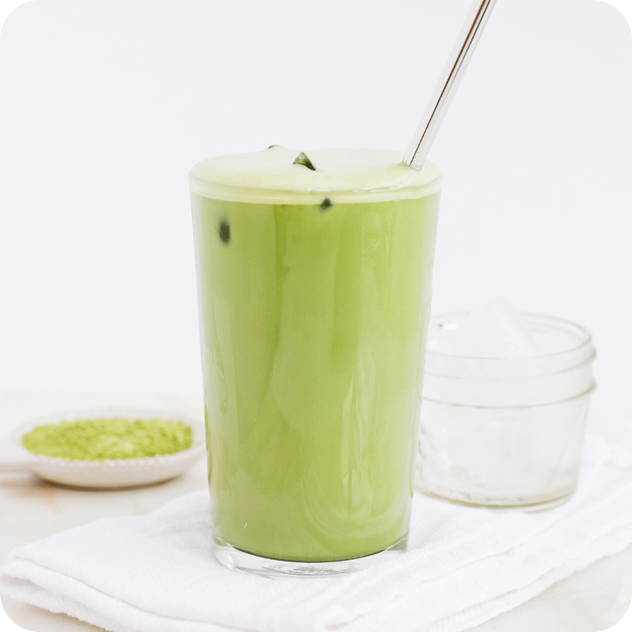 iced matcha latte