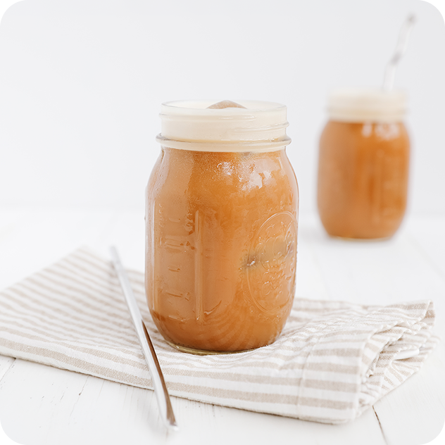 iced oatmilk latte