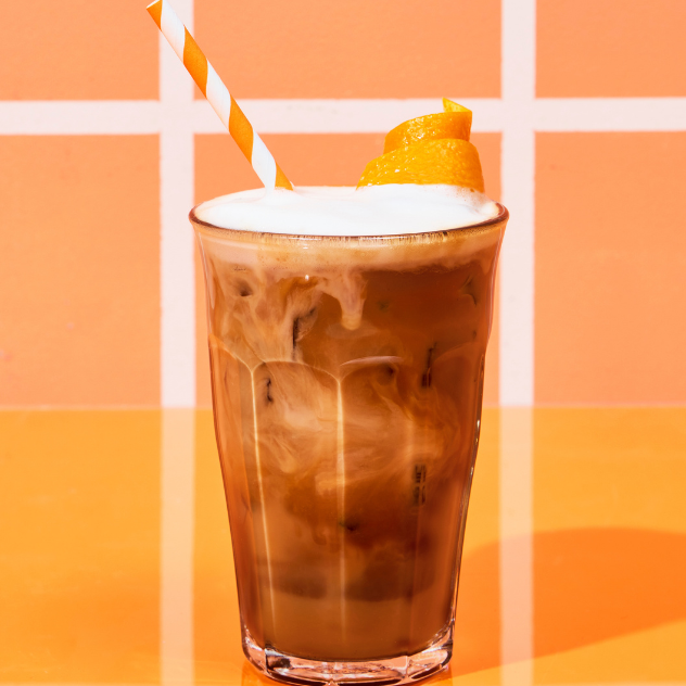 Orange Creamsicle Iced Latte