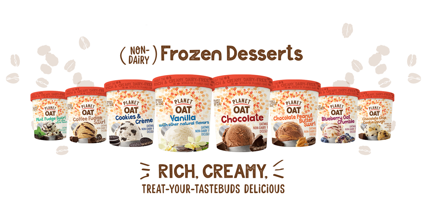 Introducing (Non-dairy) Frozen Desserts. Rich. Creamy. Treat-your-tastebuds-delicious